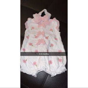 Romper with matching bow